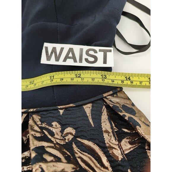 Betsy & Adam High Low Party Dress Women's Size 4 US Polyester Blue A22768 - Picture 6 of 8